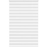 vidaXL zebra senčilo bela 140x200 cm tkanina širina 135,9cm poliester Cene