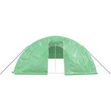  Staklenik s čeličnim okvirom zeleni 70 m² 14 x 5 x 2,3 m | shoptok.hr