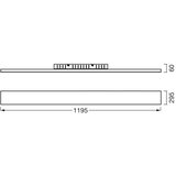 Osram LED panel za površinsku montažu PLANON LED/40W/230V 3000K 30x120 cm bela | Eponuda.com