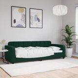  Dnevni krevet tamnozeleni 80 x 200 cm baršunasti | shoptok.hr