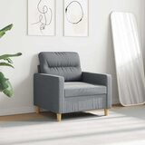  Fotelja svjetlosiva 60 cm od tkanine | shoptok.hr