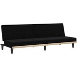 Maison Chic Raztegljiv kavč - Raztegljivi divan z držali za skodelice črno blago, (21729361) | Shoptok.si