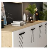 Hanah home asimo - sapphire oak, white sapphire oakwhite console | ePonuda.com