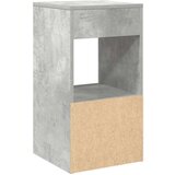 vidaXL Noćni ormarić s ladicom beton sivi 35x34x66,5 cm | shoptok.hr