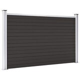 PANEL za ogradu WPC 180 x 105 cm crni | Eponuda.com