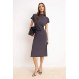 TRENDYOLMILLA Ženska haljina Twoaw25El00393, Siva Cene