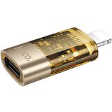 Hoco adapter otg lightning (muški) na type c (ženski) UA36A providni zlatni | ePonuda.com