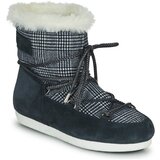 Moon Boot far side low fur tartan blue Cijene