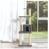 vidaXL Mačje drevo s praskalniki iz sisala svetlo sivo 105 cm | Shoptok.si