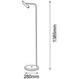  Amplex 8908 - Stojeća lampa AMOS 1xGU10/15W/230V | Eponuda.com