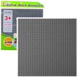  Ploča za kockice za slaganje 25.5x25.5 cm - siva Cijene