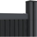 PANEL za ogradu sivi 872 x 186 cm WPC | shoptok.hr