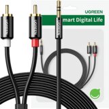 Ugreen AVDIO KABEL 3,5 MM MINI JACK NA 2RCA 5M AV116 ZA SNEMALNI STUDIO, (5000071565) | Shoptok.si