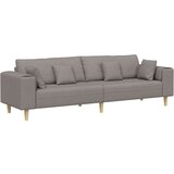 vidaXL Kavč z blazino Taupe 250 x 77 x 76 cm blago, (5000138273) Cene