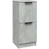  Komoda siva boja betona 30 x 30 x 70 cm od konstruiranog drva | shoptok.hr