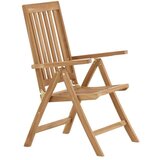 Venture Home Kenya vrtna stolica s podesivim naslonom 62 &amp;times; 73 &amp;times; 105 cm, prirodna boja drva Slike