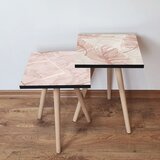 Hanah home 2Shp445 - beige beigecream nesting table (2 pieces) | ePonuda.com