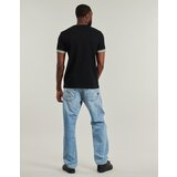 Fred Perry Majice s kratkimi rokavi STRIPED CUFF T-SHIRT Črna | Shoptok.si