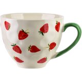 Mondex Skodelica porcelan TRUSCI 400 ml 11x15x9 cm rdeča 1 kos, (5000179519) | Shoptok.si