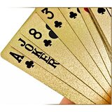  Ekskluzivni zlatni špil karata za poker u kutiji | shoptok.hr