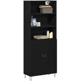  Highboard 2 pcs Crni hrast Konstruirano drvo | shoptok.hr