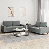 vidaXL 2-dijelni set sofa tamnosivi od tkanine Cijene