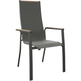 Ambia Garden VRTNI SEDEŽ aluminij siva, naravne barve | Shoptok.si