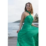 By Your Side Woman's Maxi Dress Infinity Spring Grass