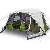  The Living Store Družinski šotor LED za 10 oseb svetlo zelen hitra postavitev - Šotor Za Kampiranje, (21442166) | Shoptok.si