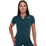 GymBeam ženska majica Ignite Cropped Dark Green 92191