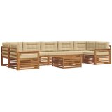  Set vanjskih sofa 8 kom. Prirodna i bež | shoptok.hr