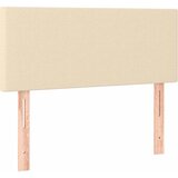  Krevet s oprugama i madracem krem 100 x 200 cm od tkanine | shoptok.hr