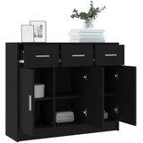  Komoda crna 91x28x75 cm od konstruiranog drva | Eponuda.ba
