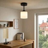 Brilagi LED plafonski luster RETRO GLASS 1xE27/60W/230V prečnik 10 cm crna/bela Slike