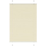 vidaXL Plisirana roleta krem 100x100 cm širina tkanine 99,4 cm | shoptok.hr