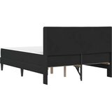  Okvir kreveta s madracem s uzglavljem 2 pcs Crna Baršun - Crna 160 x 200 cm | shoptok.hr