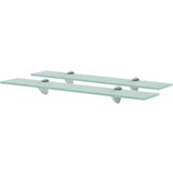  Zidne police 2 kom staklene 60 x 10 cm 8 mm | shoptok.hr