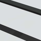 vidaXL Klizna vrata s priborom crna 76 x 205 cm od ESG stakla | shoptok.hr