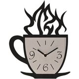 Widdop & Co. Hometime - Zidni sat - Hometime, Laser Cut, Coffee Cup, 28cm Cene