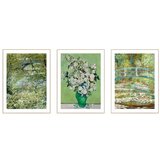 knor Slike reprodukcije v kompletu 3 ks 30x40 cm Van Gogh & Monet | Shoptok.si