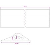  Brtva za garažni pod Crna 112 x 20 mm 3,5 m EPDM guma | shoptok.hr