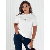 DStreet T-shirt damski FLORTA ecru | Shoptok.si