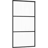  Klizna vrata s okovom 102x205 cm ESG staklo i aluminij | shoptok.hr