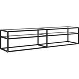 Furnova TV omarica prozorna 180x40x40,5 cm kaljeno steklo, (21923239) | Shoptok.si