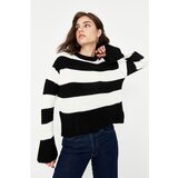 Trendyol Black Color Block Knitwear Sweater | shoptok.hr