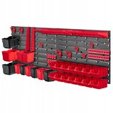 KADAX Delavska stenska plošča za orodje 116x39 cm 14 kabin 20 držal Garaža, (5000346278) | Shoptok.si