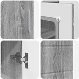 vidaXL kreveta sivi hrast sonoma 55.5 x 29 x 100 cm konstruirano drvo | shoptok.hr