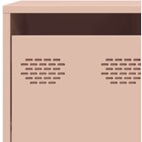 vidaXL Komoda roza 135x39x103,5 cm hladno valjano jeklo | Shoptok.si