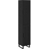  Highboard Crni hrast 34,5 x 34 x 180 cm Konstruirano drvo | Eponuda.com