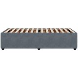  Okvir za krevet bez madraca tamnosivi 80x200 cm baršunasti | shoptok.hr